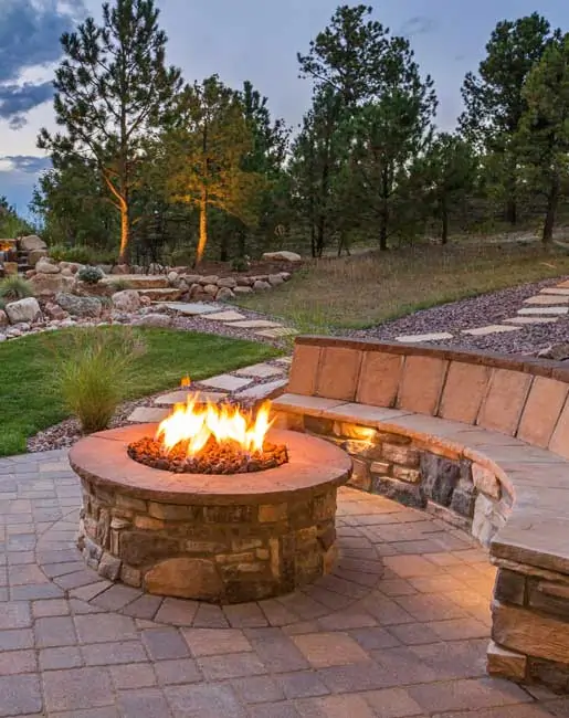 Custom Backyard Fire Pit Florida