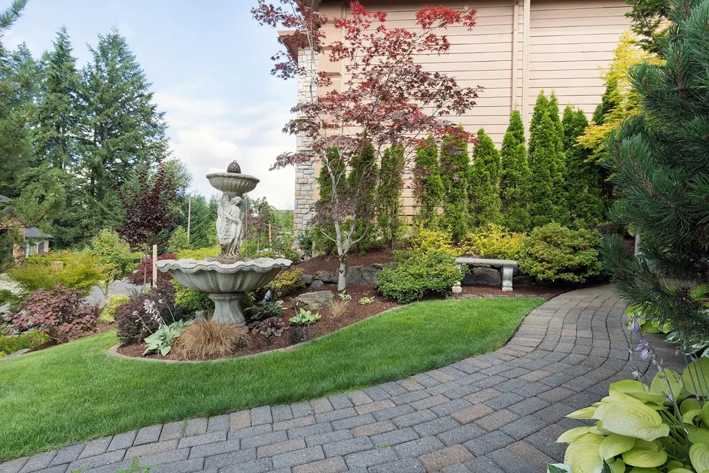 Residential hardscape installation from Out DoorScapes