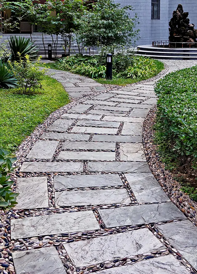 Outdoorscapes driveway installation