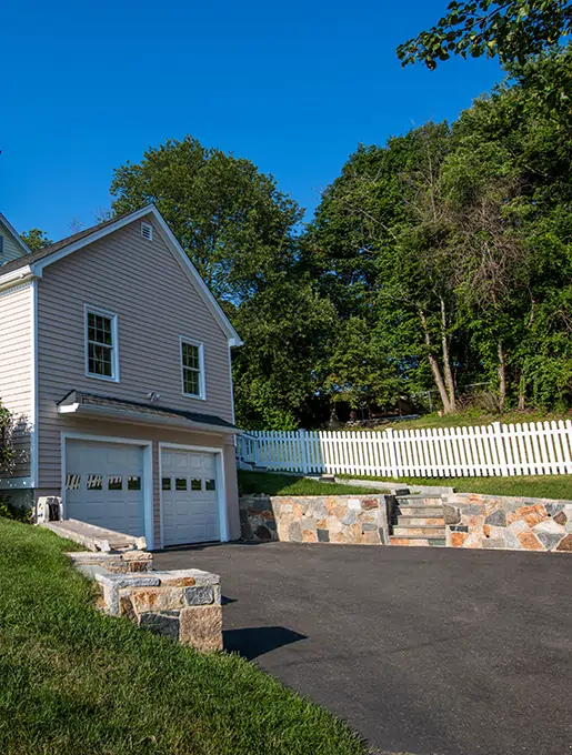 Custom driveway istallation from Outdoorscapes