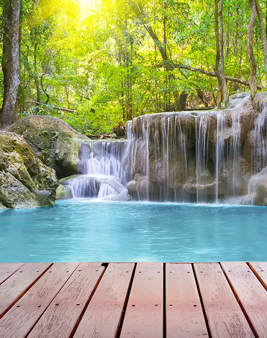 Residential waterfall from My Outdoor Scapes