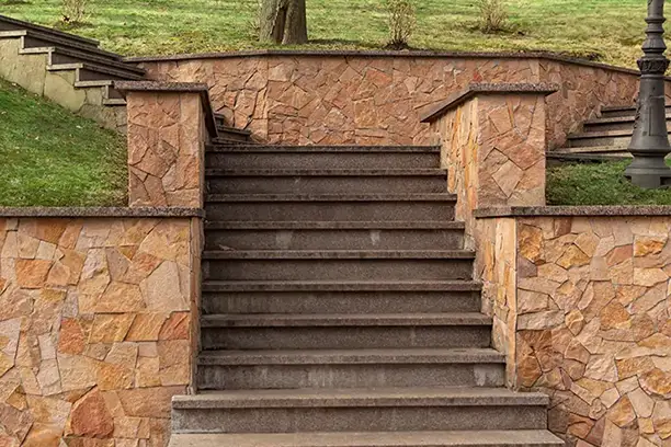 Outdoor stair case from Myoutdoor Scapes